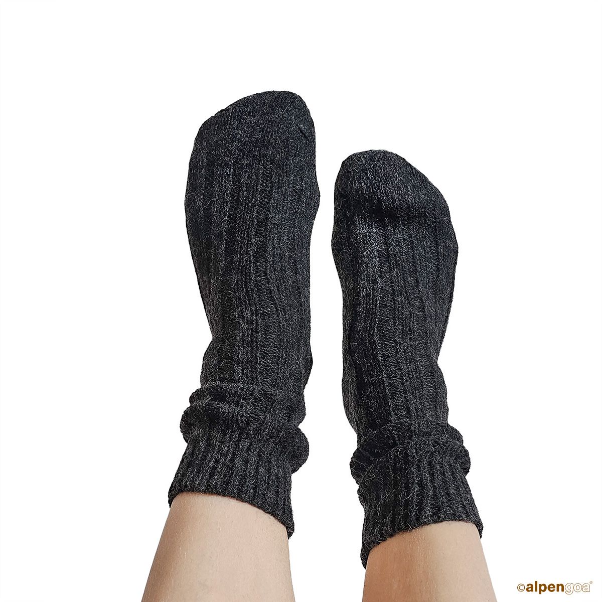 Wollsocken Anthrazit